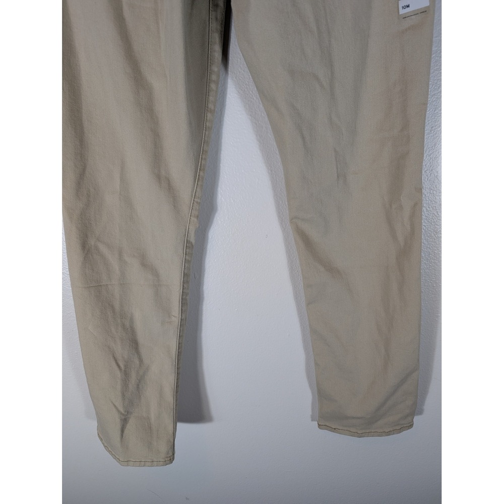 Levis Classic Straight Jeans Womens 10 M Tan Khaki Mid Rise Stretch Denim New - Picture 7 of 11